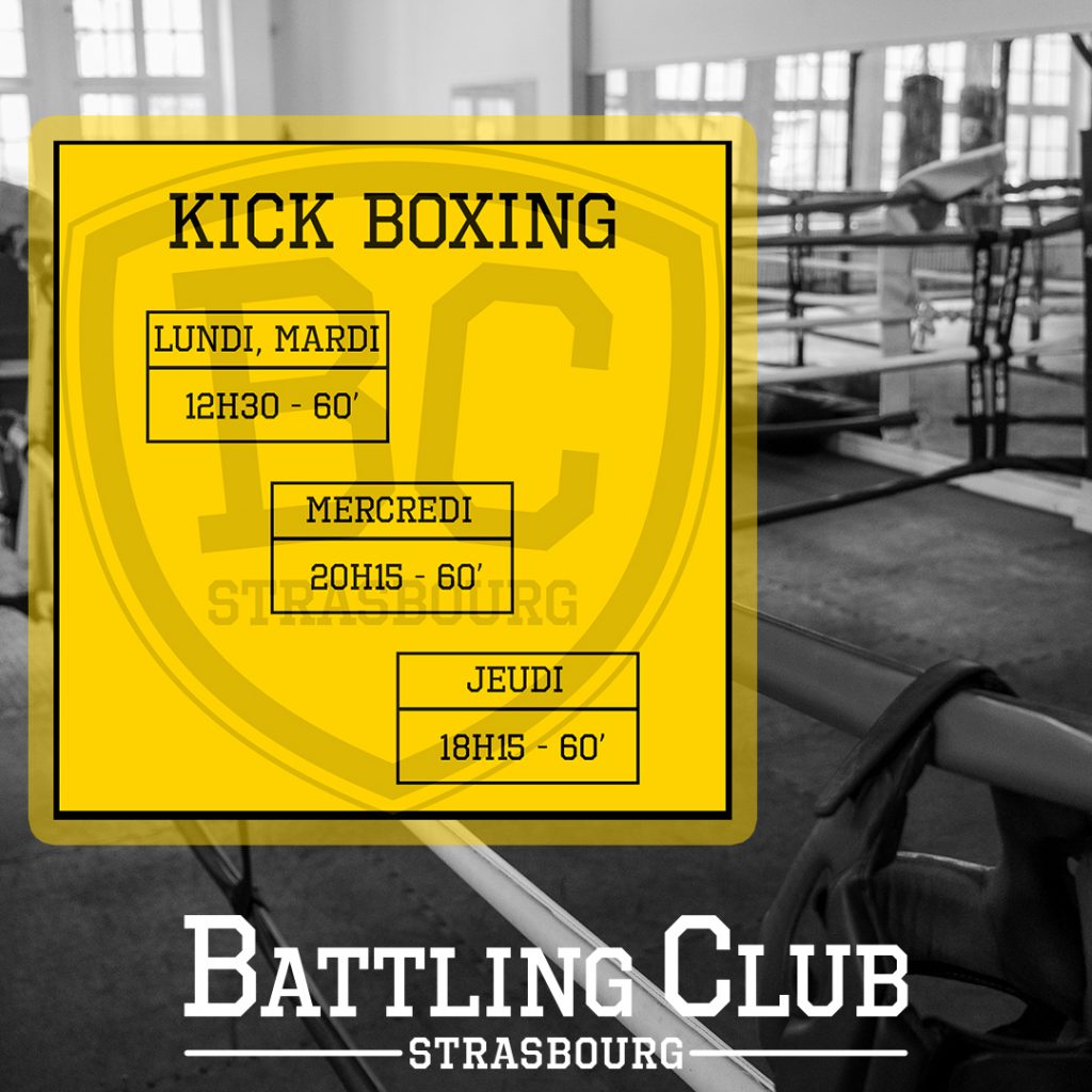 horaire kick boxing